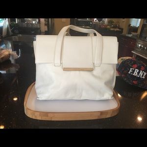 Gianfranco Ferre Winter White Leather Bag